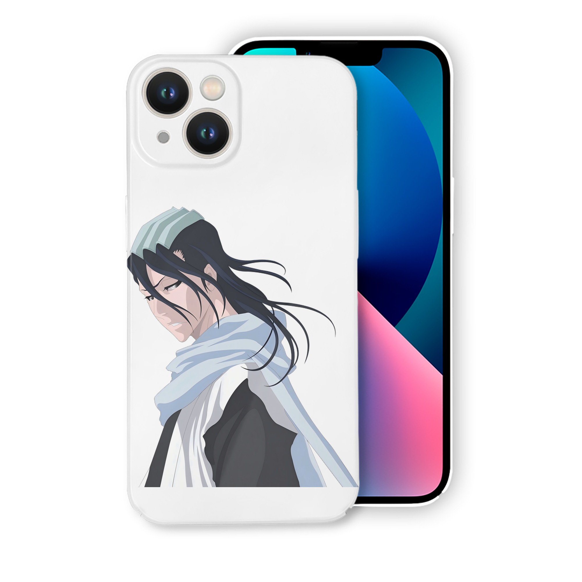（画像用） ブリーチ くちき びゃくや BLEACH Kuchiki Byakuya 【iPhone 14シリーズ対応】ハードケース